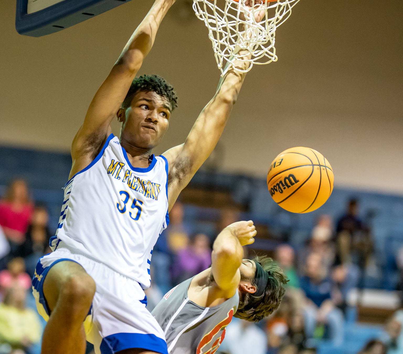 Friday night basketball action